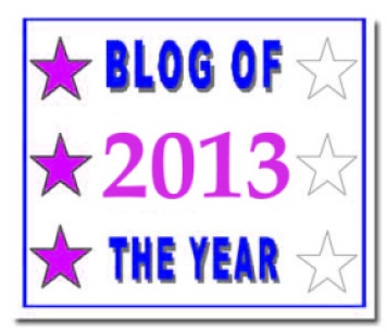 Blog of the Year 2013 Award from A View From My Summerhouse